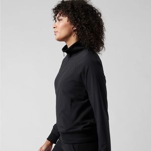 Athleta Brooklyn Bomber Jacket Size M. Black. Selling new for $129